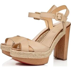 Christian Louboutin calakala platform heels RETAIL 995